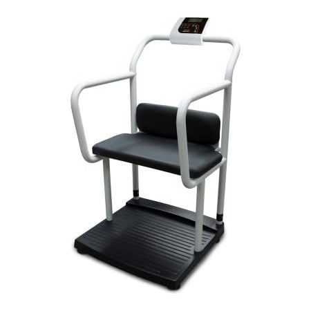 Rice Lake Weighing Systems Rice Lake 250-10-4BLE Bariatric Handrail & Chair Scale with Bluetooth BLE 4.0, 1000 lb x 0.2 lb 194734